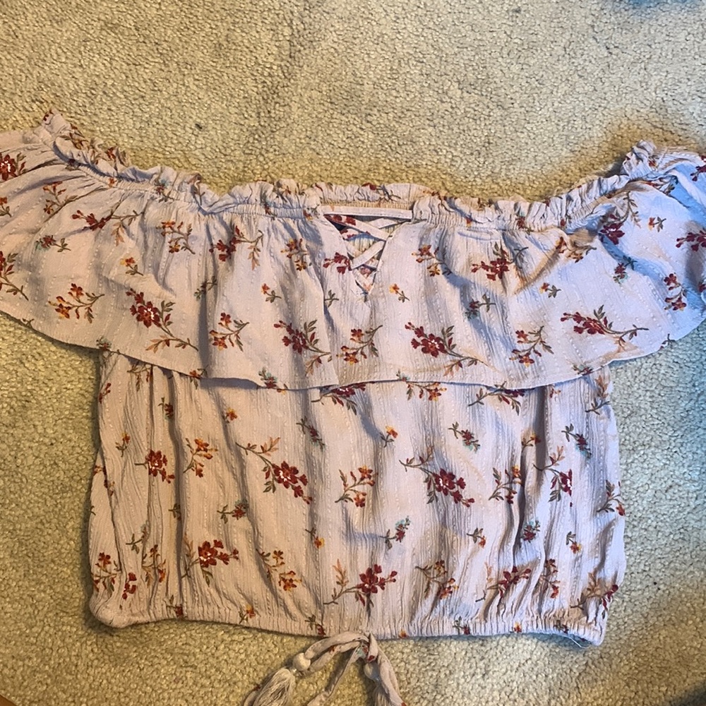 Off the Shoulder Floral Top